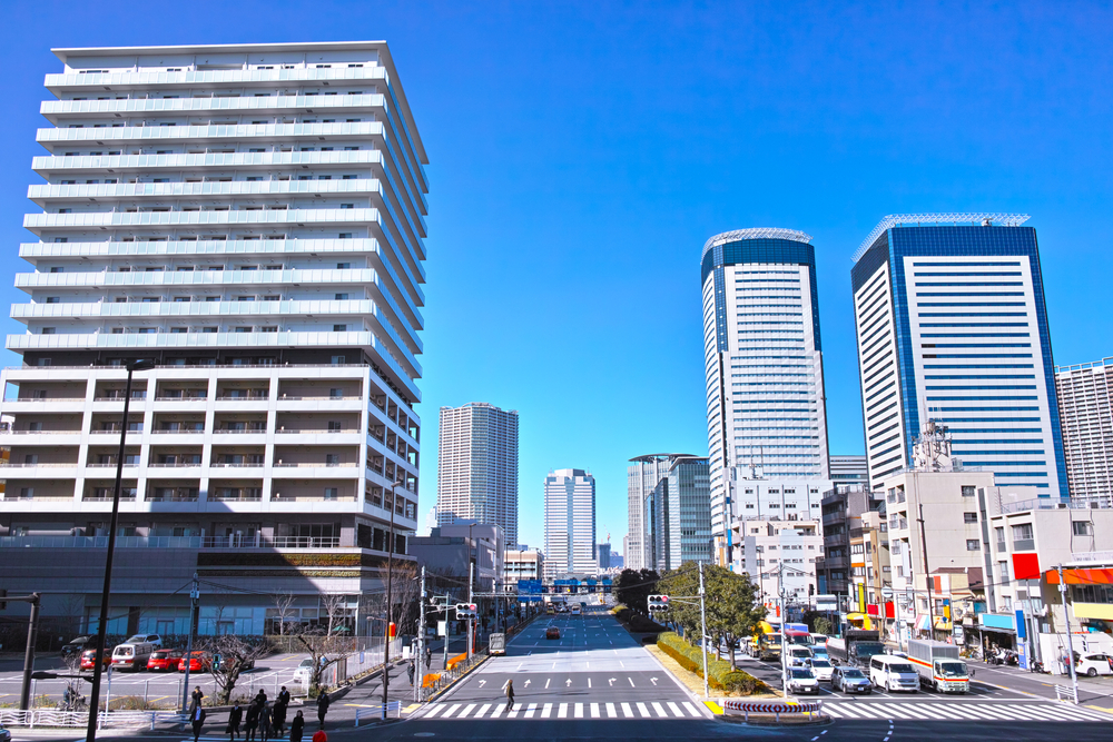 豊洲　晴海通り