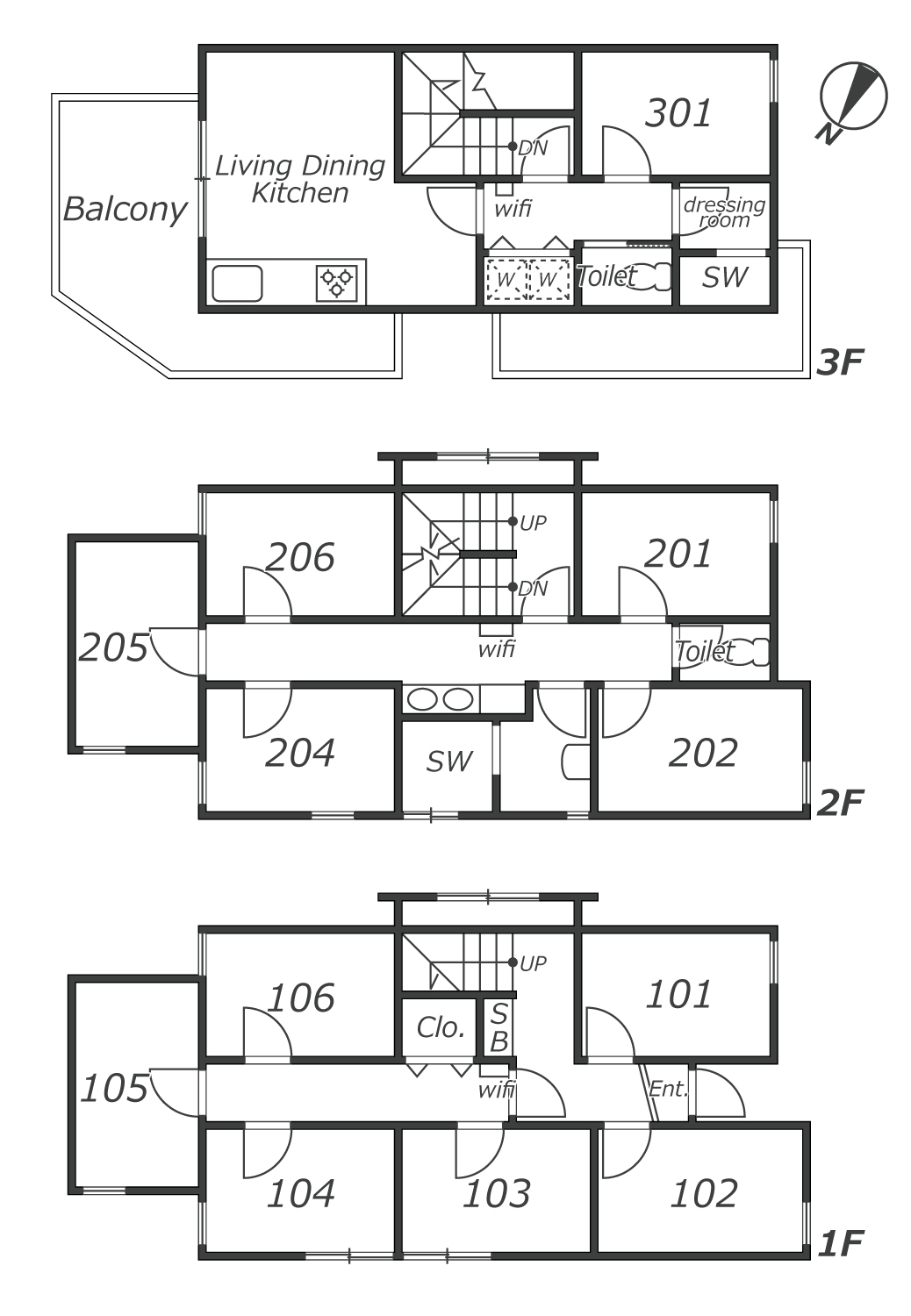 SB019 高円寺4（D-house高円寺二号棟）